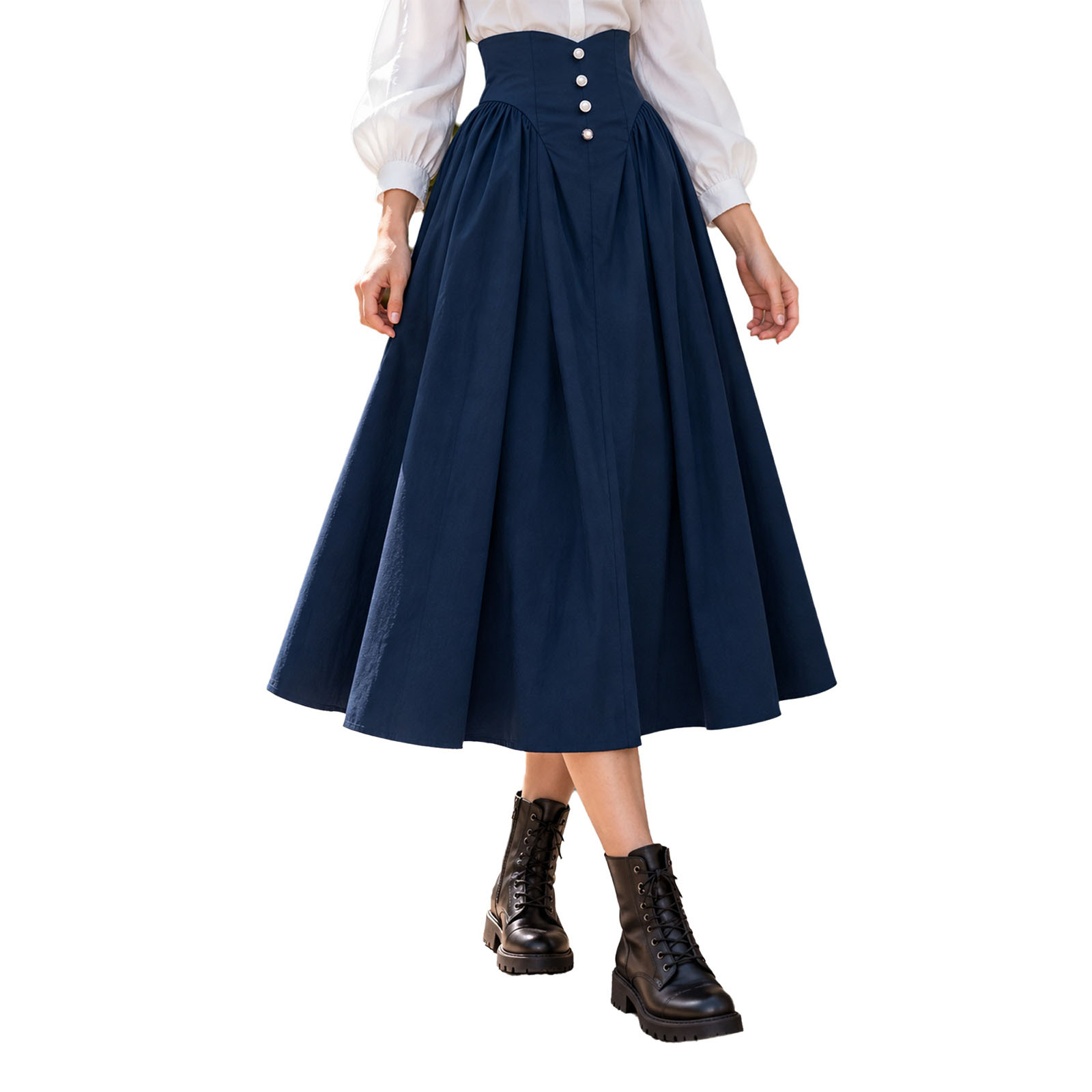 กระโปรงสตรีสไตล์ยุคกลาง ยุคฟื้ - Skirts บทวิจารณ์และราคา