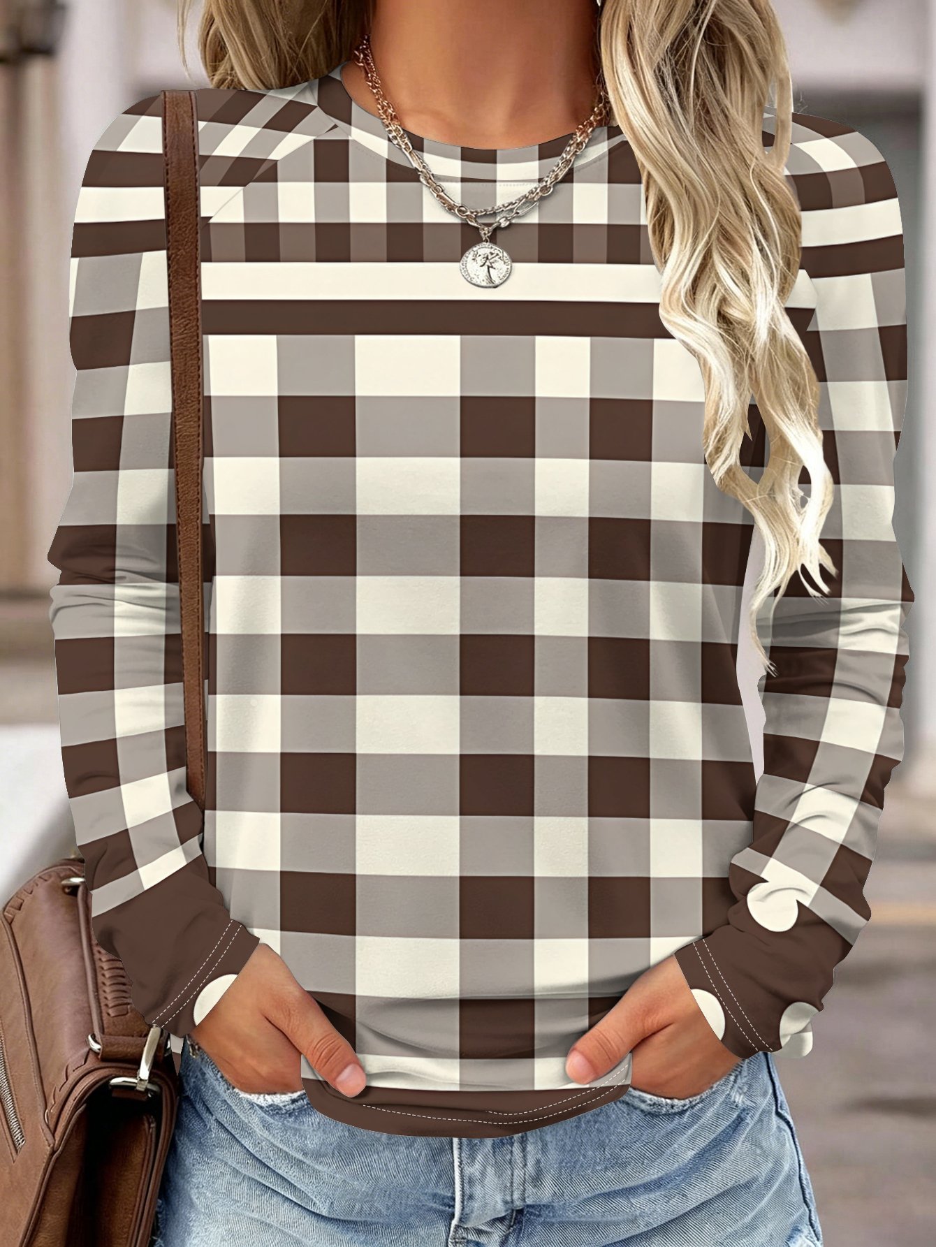 เสื้อเชิ้ตแขนยาวสำหรับผู้หญิง  - Blouses บทวิจารณ์และราคา