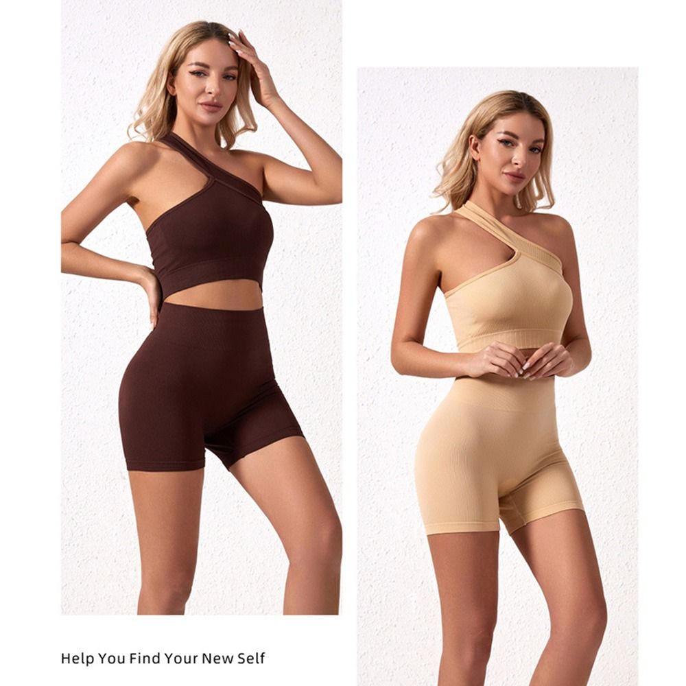 ชุดออกกำลังกายผู้หญิงแบบลำลอง  - Seamless Ribbed Workout Tank Top บทวิจารณ์และราคา
