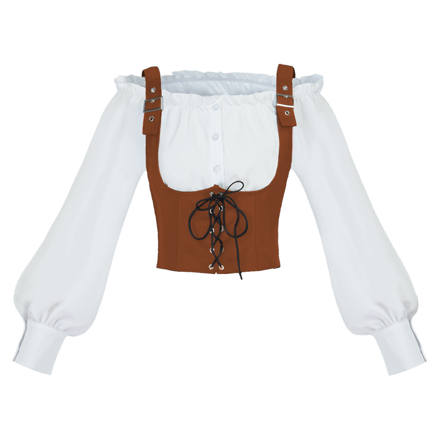 ชุดคอสตูม 2 ชิ้นสไตล์เรอเนซองส - Blouses บทวิจารณ์และราคา