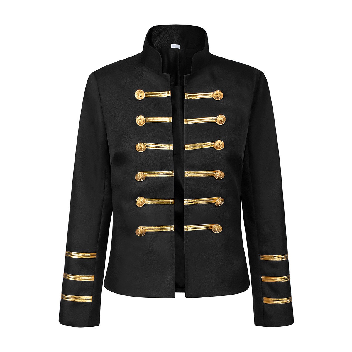 เสื้อคอตั้ง กระดุมสองแถว ธีมแฟ - Tops บทวิจารณ์และราคา